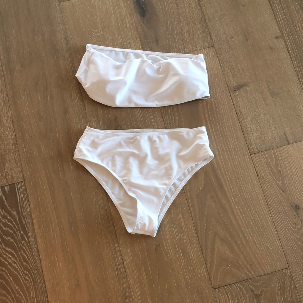 NWOT Bandeau 2 piece bathing suit.